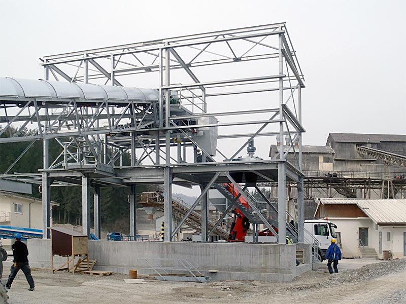 Stahlbau in der Fertigung